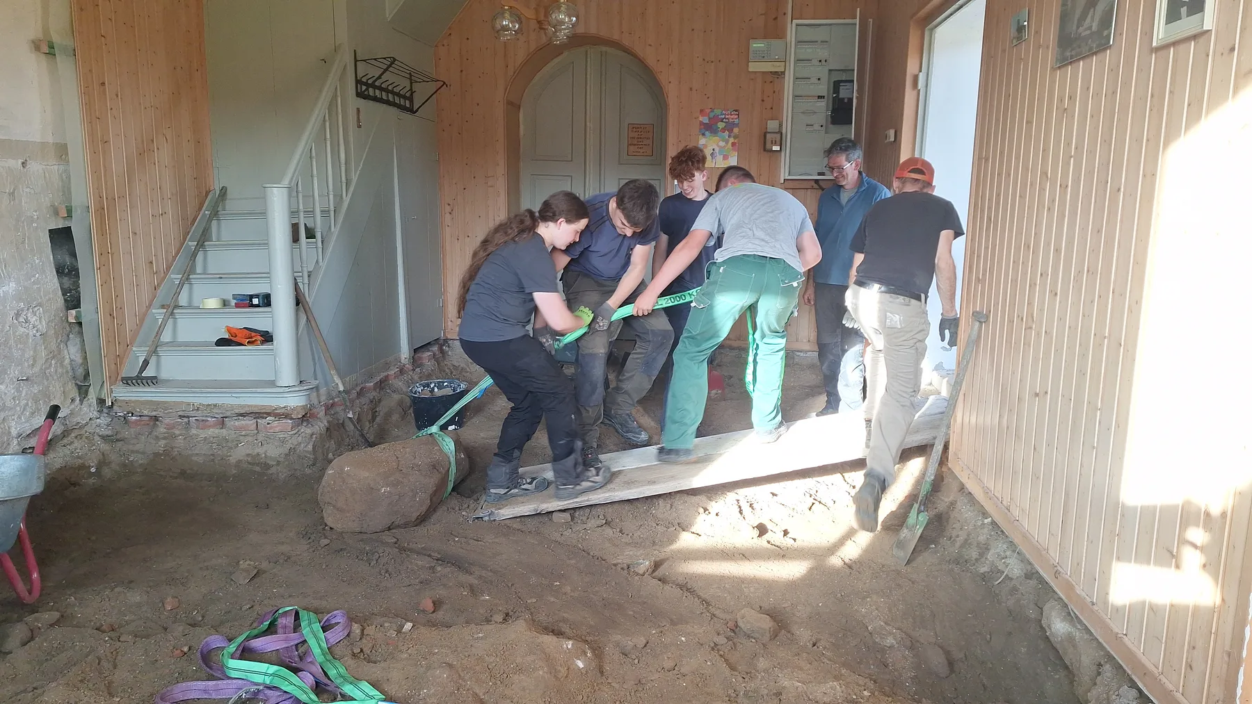 Jugendfeuerwehr beim Arbeitseinsatz