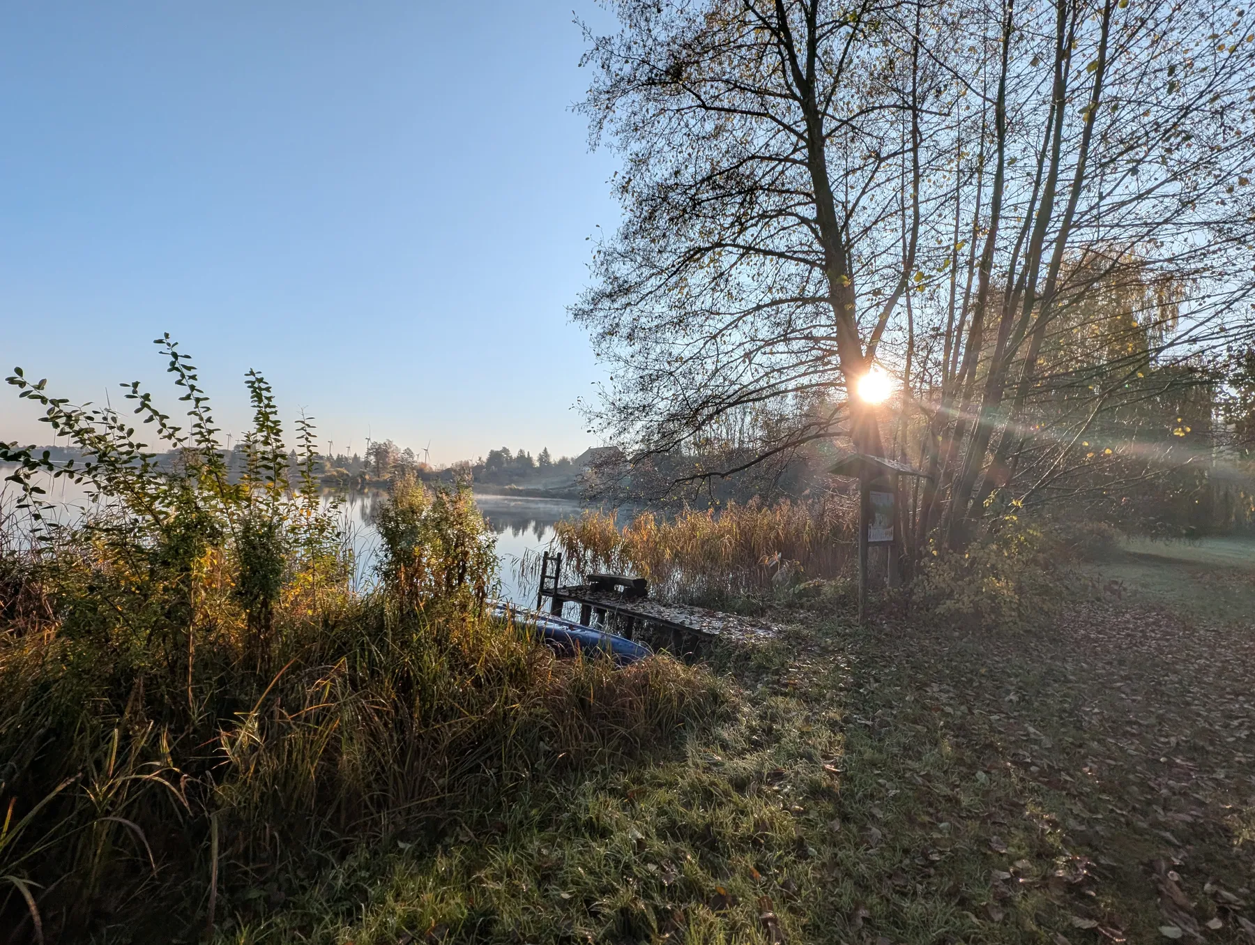 Morgenstimmung am Naugartener See
