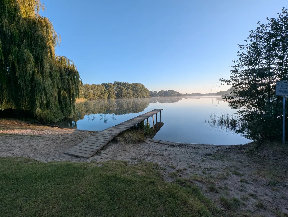 Morgenlicht am Naugartener See